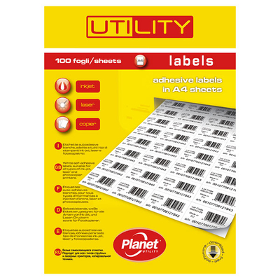 Самоклеющиеся этикетки Planet Utility, 100л._product_product