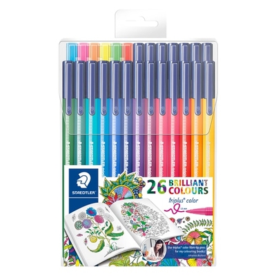 Фломастеры STAEDTLER triplus color Johanna Basford, 26 цветов_product_product