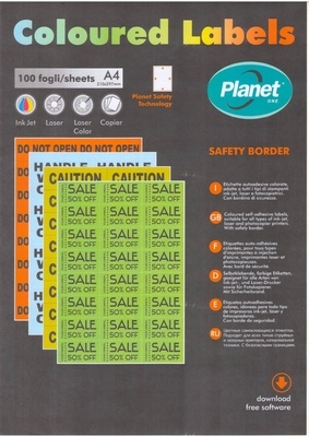 Самоклеющиеся этикетки Planet Utility, 100л._product_product_product_product_product_product