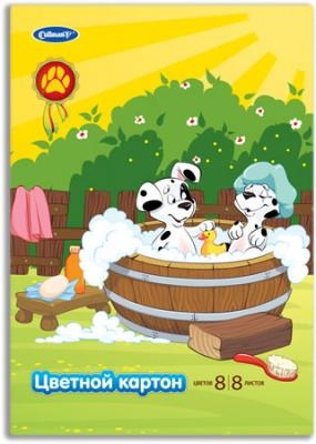 Cullinan набор цветного картона  А3,  8 листов, 8 цветов