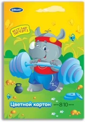 Cullinan набор цветного картона  А4, 10 листов, 10 цветов