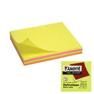 Бумага для заметок Global Notes 75x75мм., 100л., 4 цвета_product_product