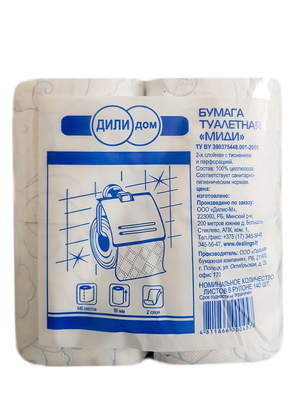 Бумага туалетная Дили Дом,  44 метра._product_product_product