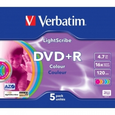 Диск DVD+R 4,7 Гб Lightscribe Colour V1.2 Художественный